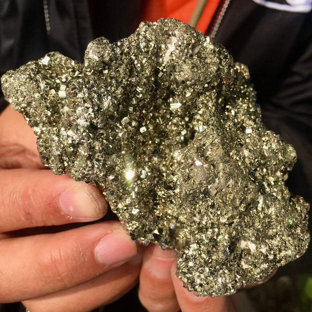Cluster di Pirite Naturale Grezza - Minerale Specimen per Arredo Casa