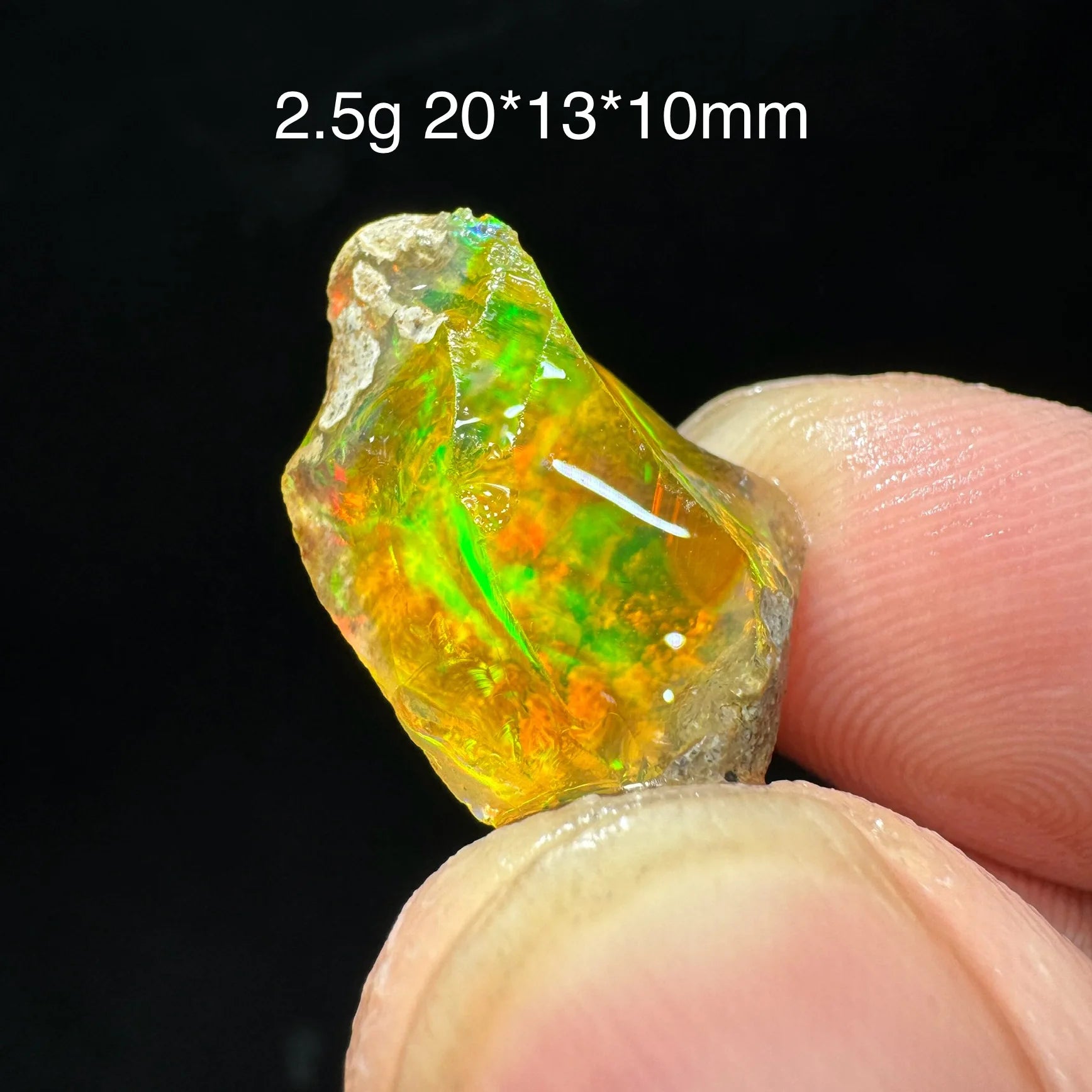 Opale Etiope Naturale Colorato - Da Conservare in Acqua Specimen Gemma