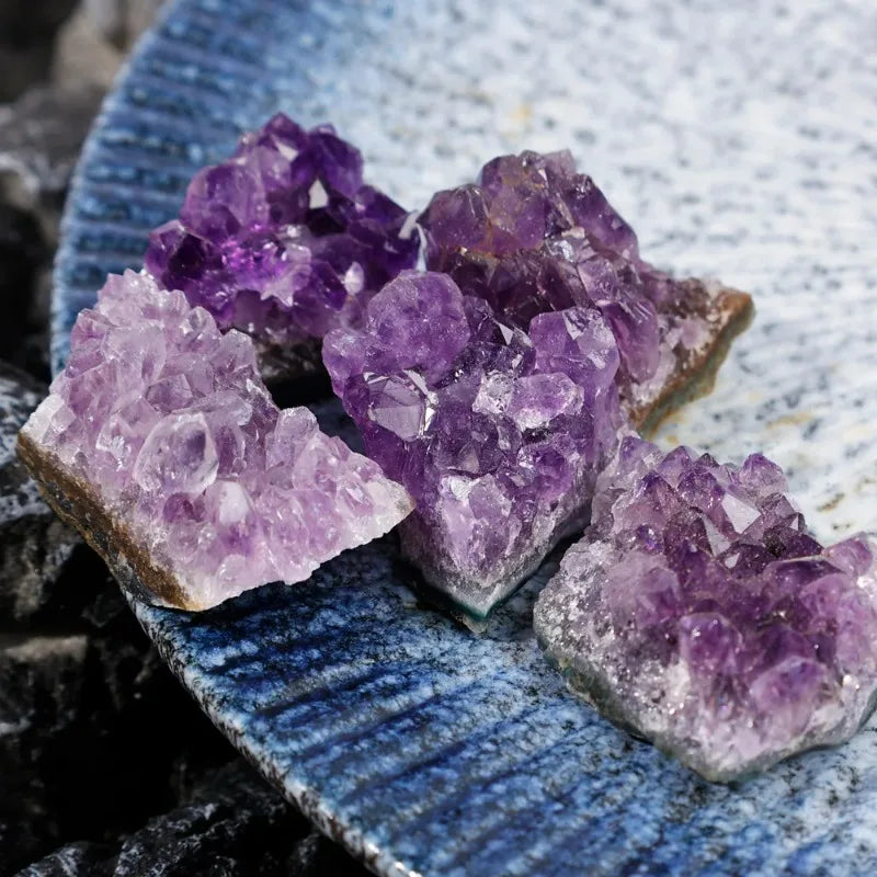 Ametista Naturale Grezza - Cristallo Viola Quarzo Reiki Guarigione 25-40mm