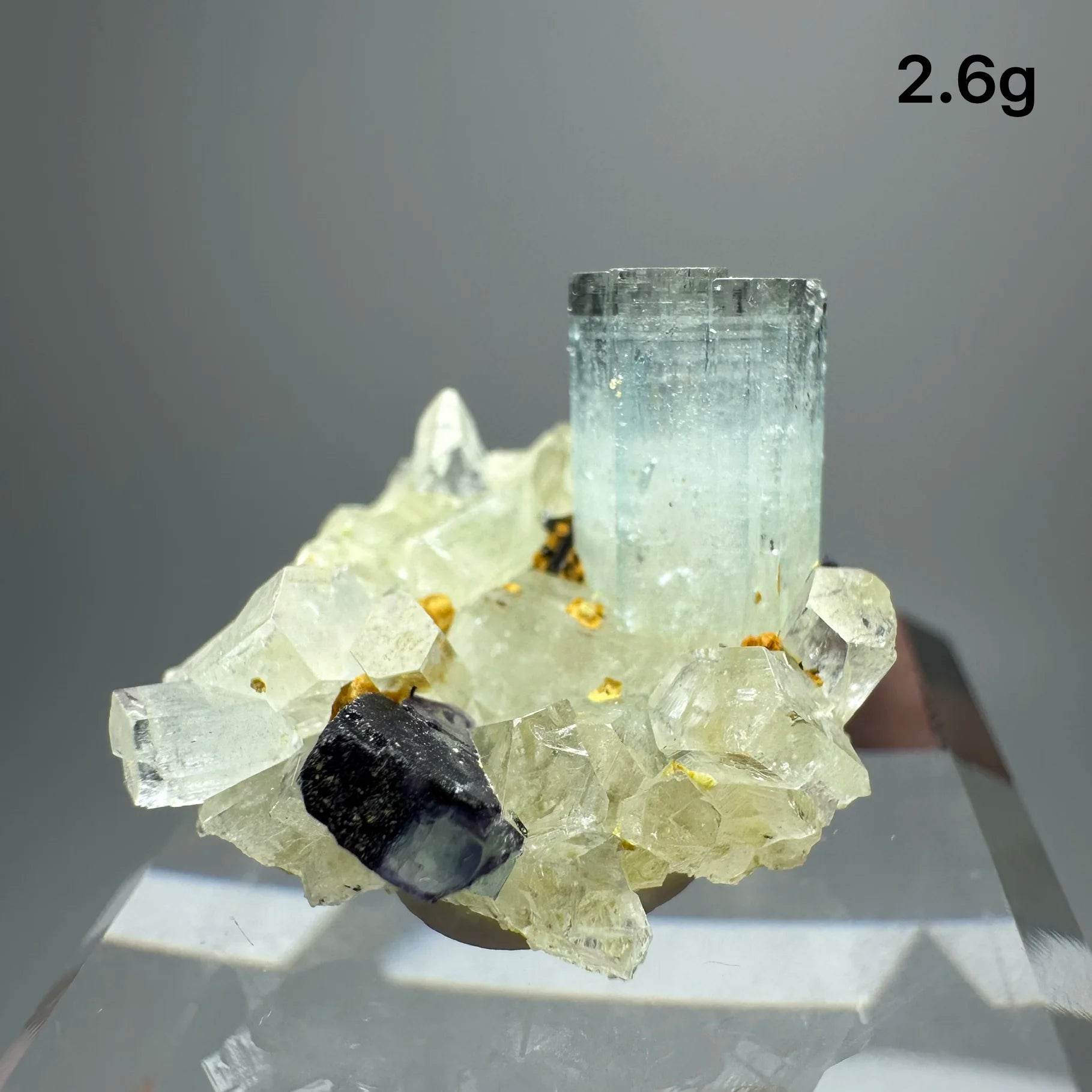 Acquamarina Naturale della Namibia - Cristallo Grezzo Specimen Minerale
