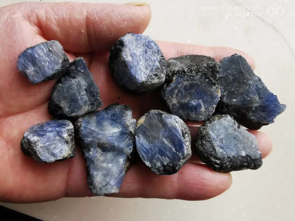 Corindone Blu Naturale Grezzo - Zaffiro Grezzo Raro Specimen 100g