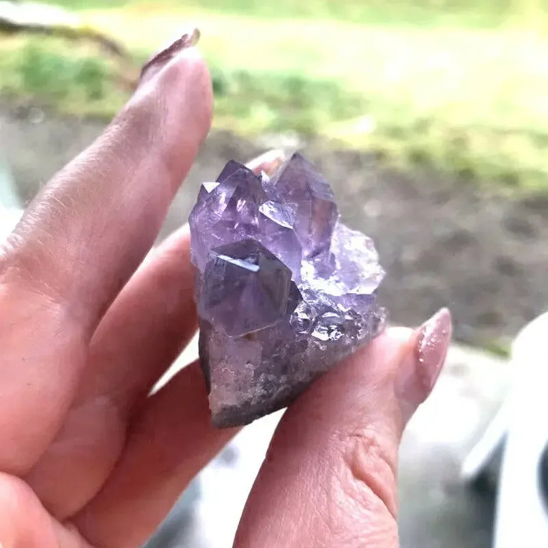 Ametista Naturale Grezza - Cristallo Viola Quarzo Reiki Guarigione 25-40mm
