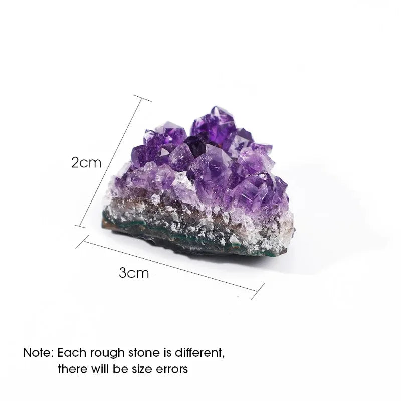 Ametista Naturale Grezza - Cristallo Viola Quarzo Reiki Guarigione 25-40mm