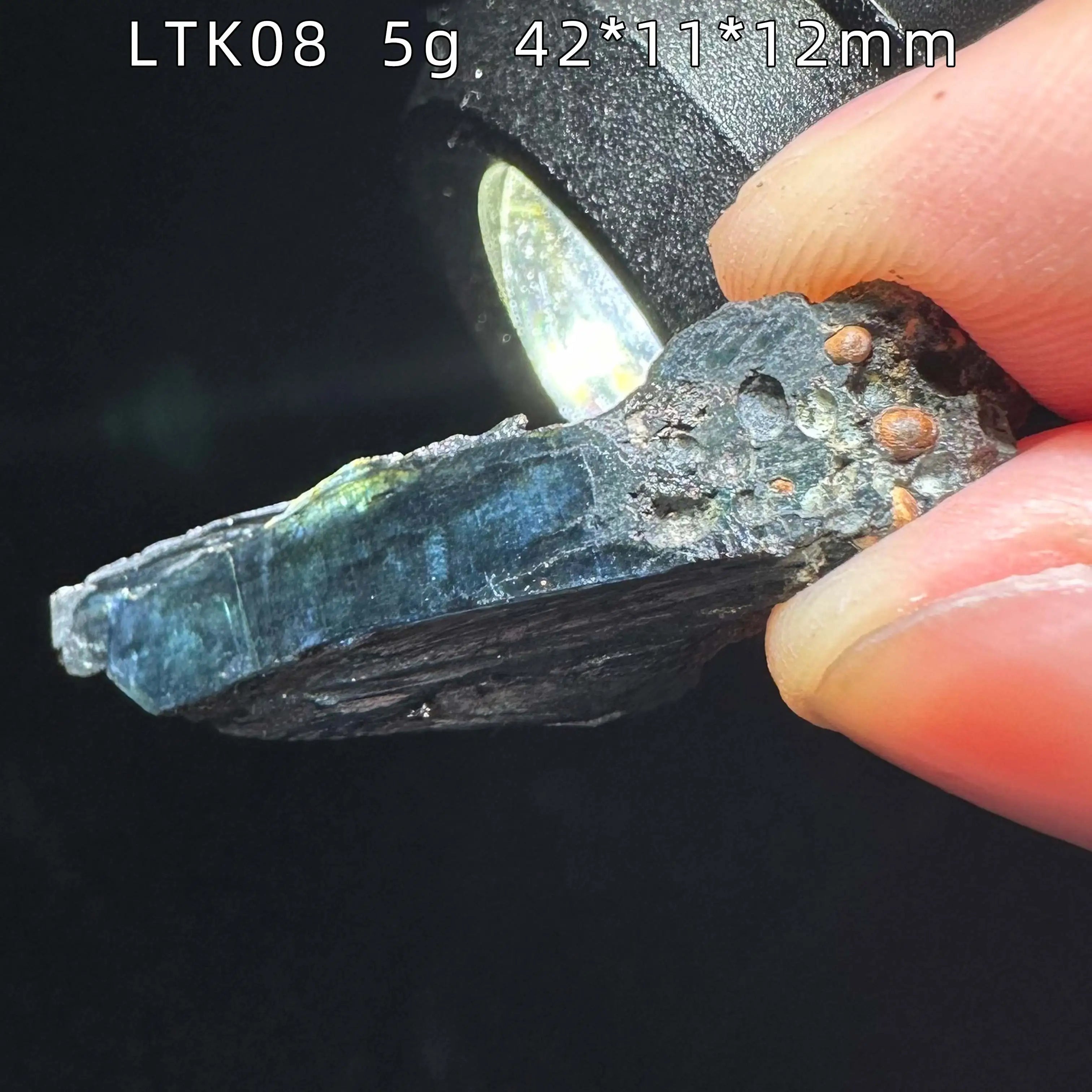 Vivianite Blu Naturale del Brasile - Raro Minerale Specimen Cristallo