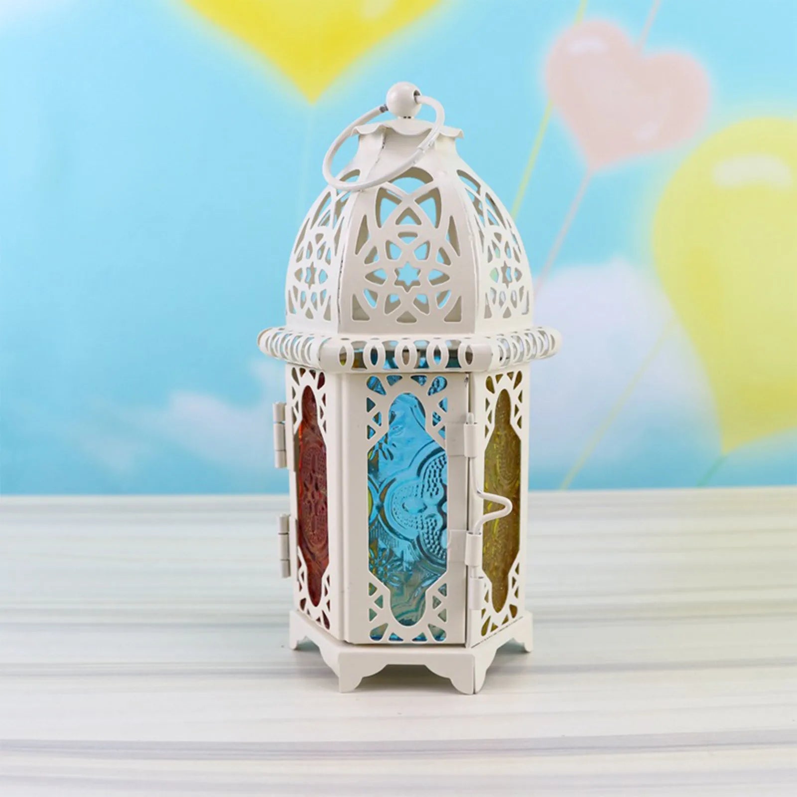 Portacandela Lanterna Vintage Stile Marocchino - Decorazione per Feste e Casa