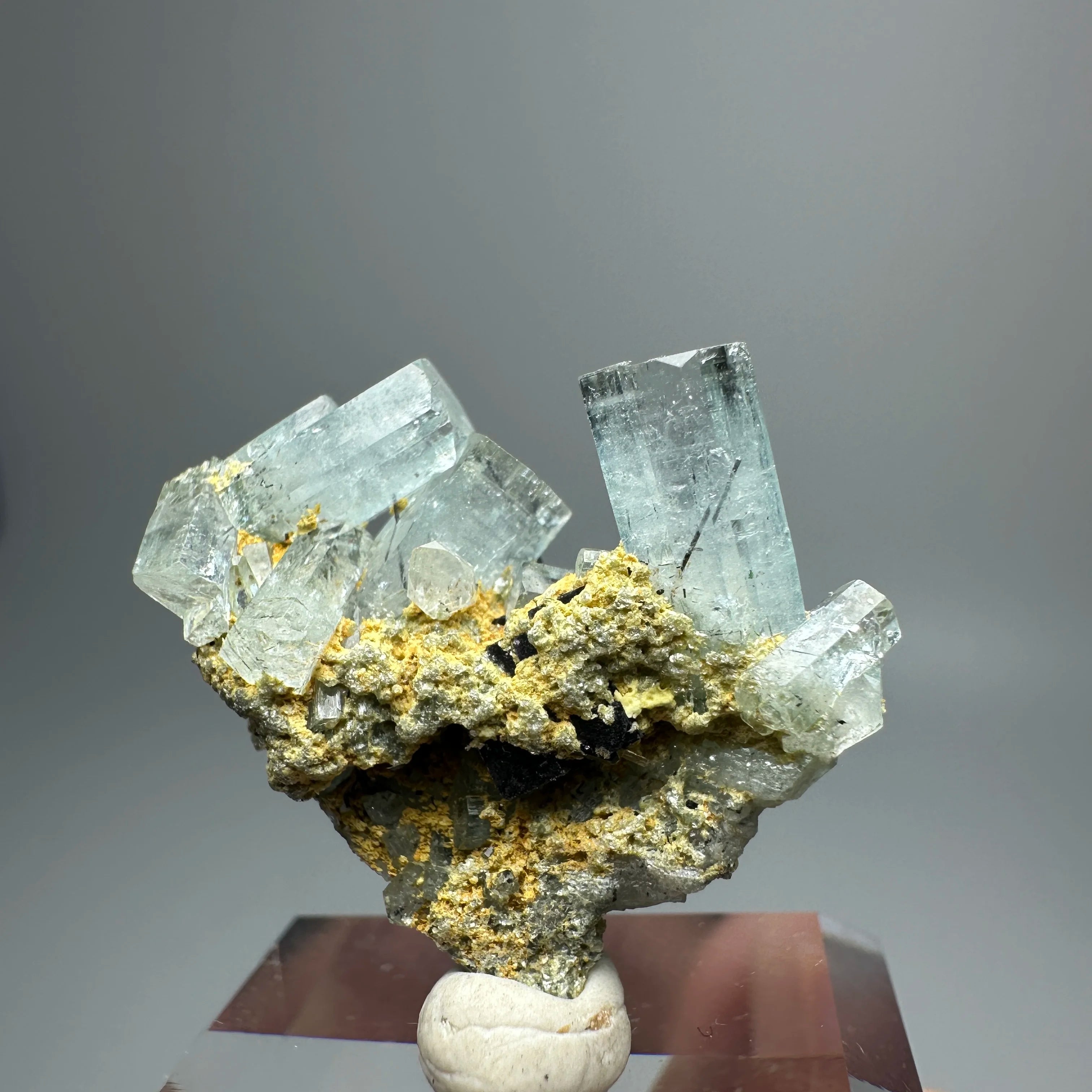 Acquamarina Naturale della Namibia - Cristallo Grezzo Specimen Minerale
