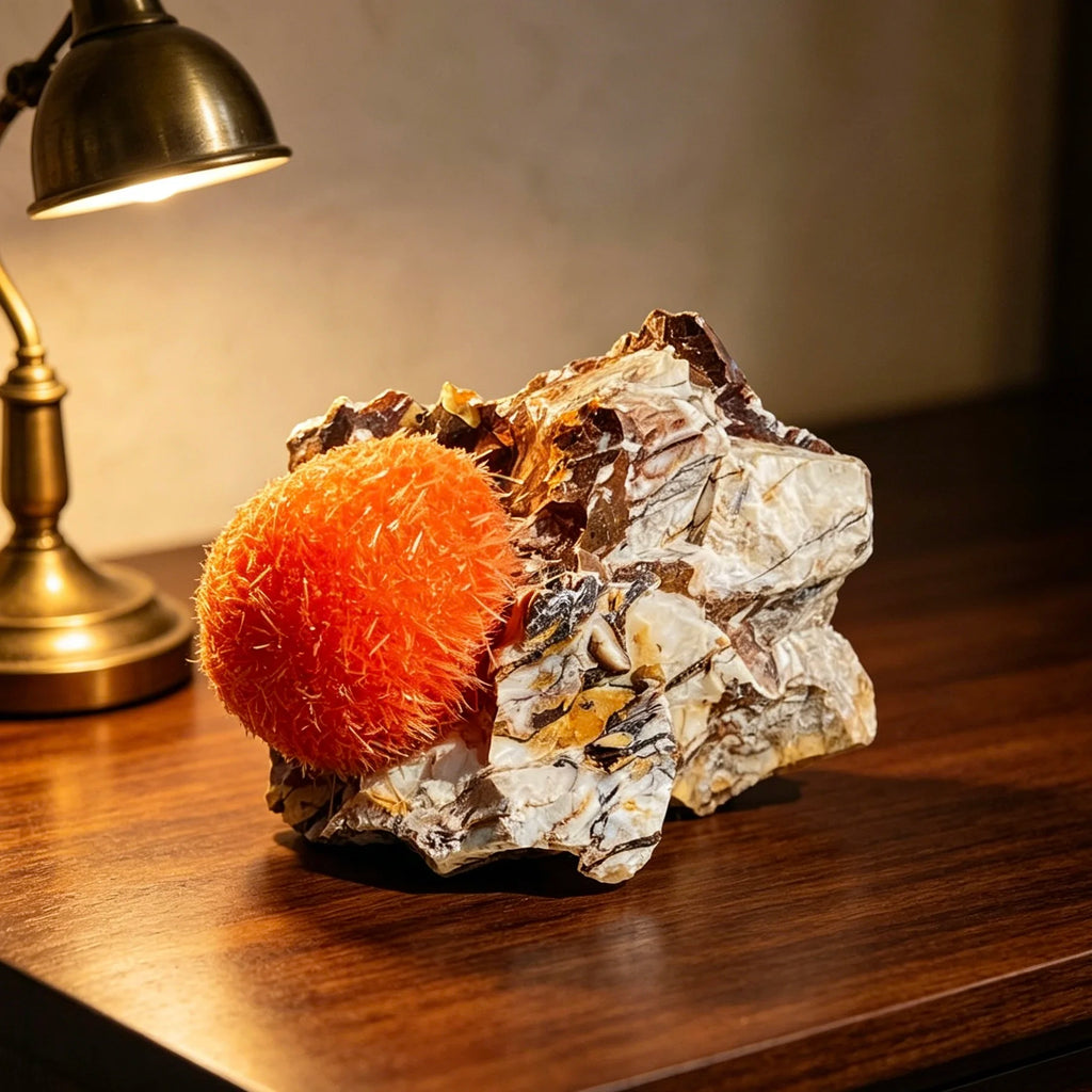 Zeolite Naturale Rara - Cluster di Cristalli Quarzo Specimen Minerale