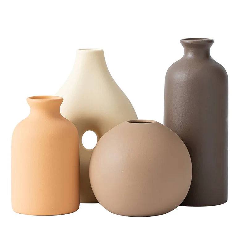 Collezione Vasi in Ceramica dal Design Nordico - Minimal & Chic