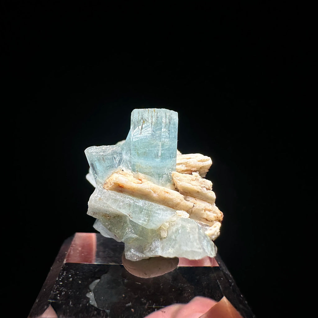 Acquamarina Naturale della Namibia - Cristallo Grezzo Specimen Minerale