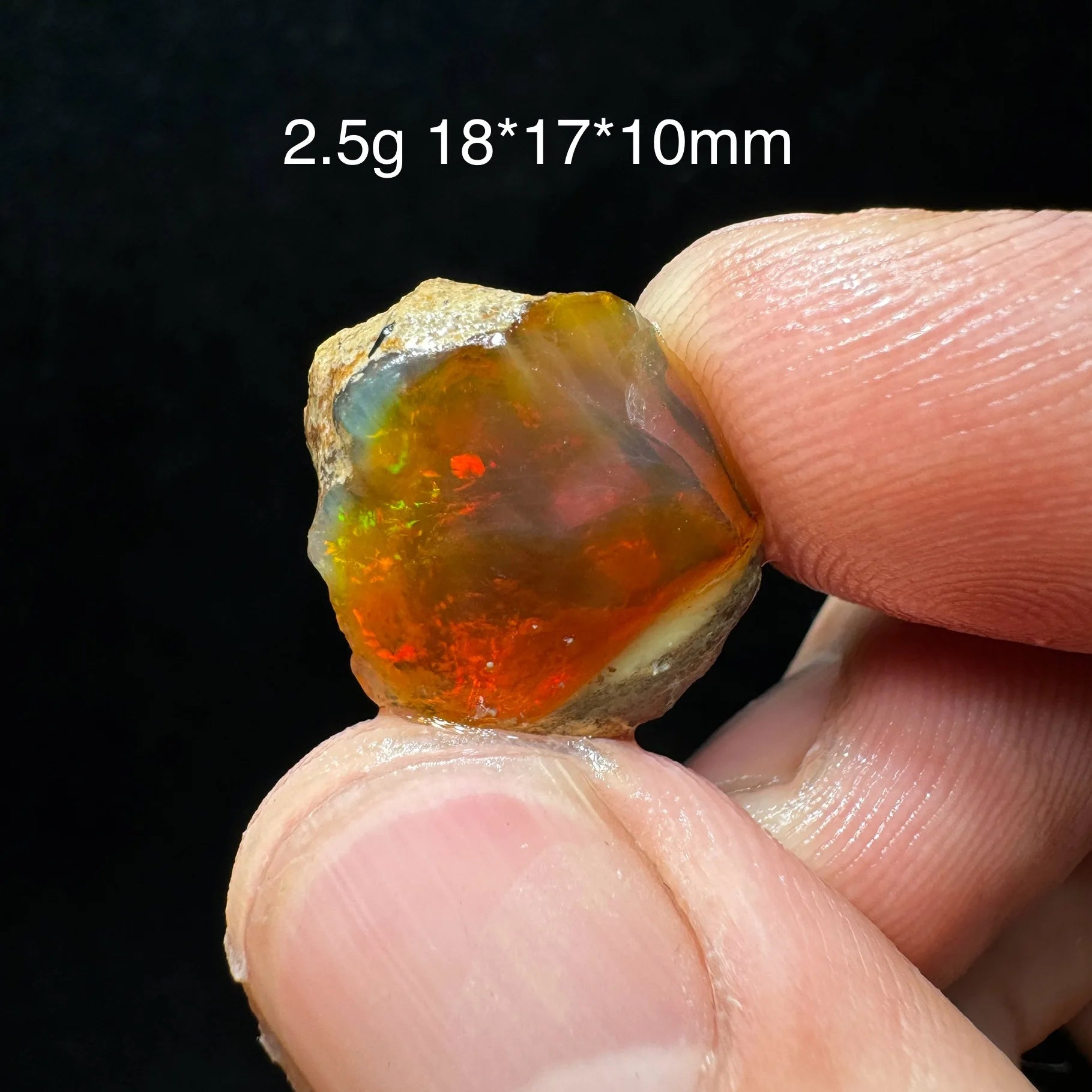 Opale Etiope Naturale Colorato - Da Conservare in Acqua Specimen Gemma