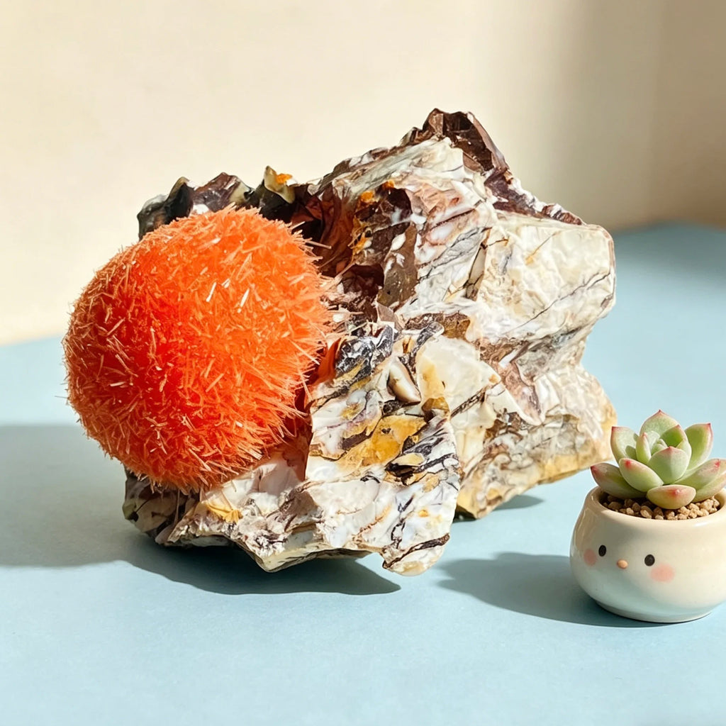 Zeolite Naturale Rara - Cluster di Cristalli Quarzo Specimen Minerale
