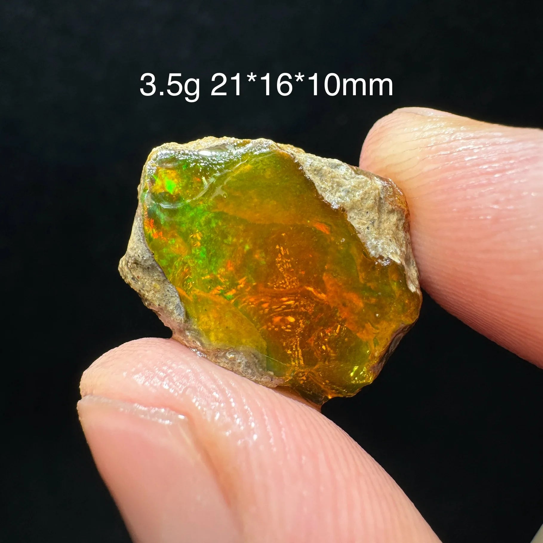 Opale Etiope Naturale Colorato - Da Conservare in Acqua Specimen Gemma