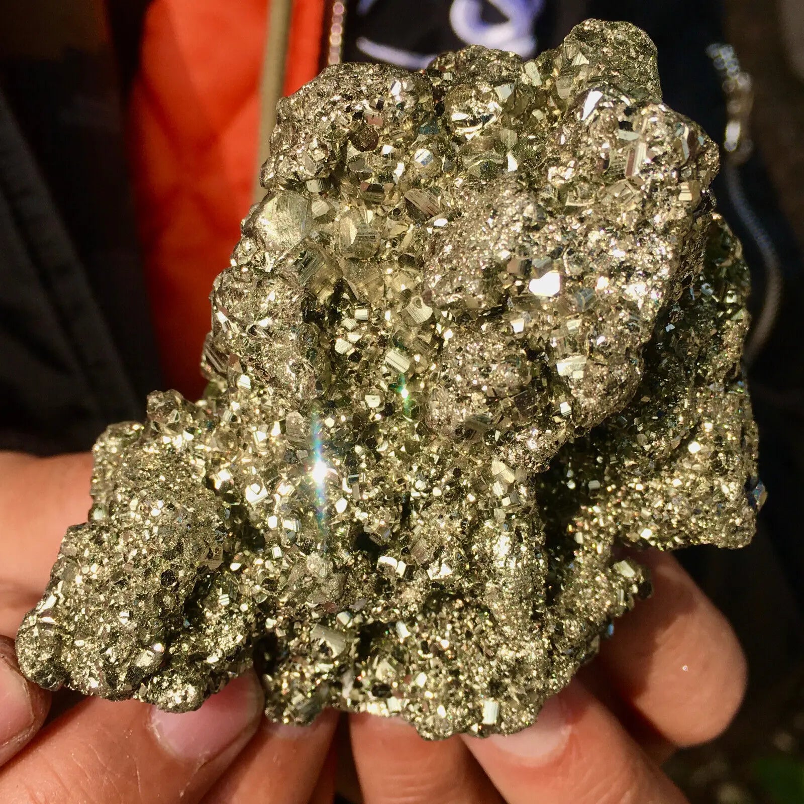 Cluster di Pirite Naturale Grezza - Minerale Specimen per Arredo Casa