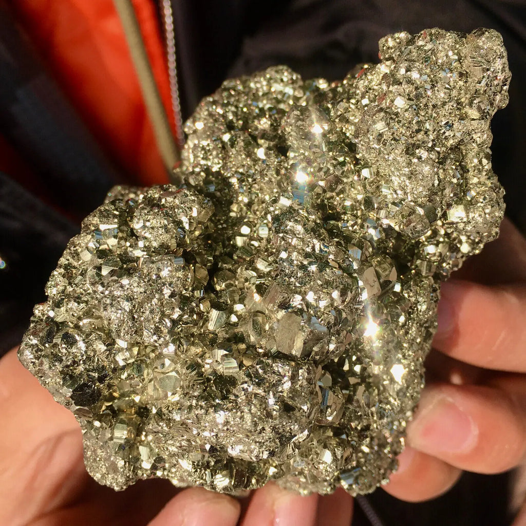 Cluster di Pirite Naturale Grezza - Minerale Specimen per Arredo Casa