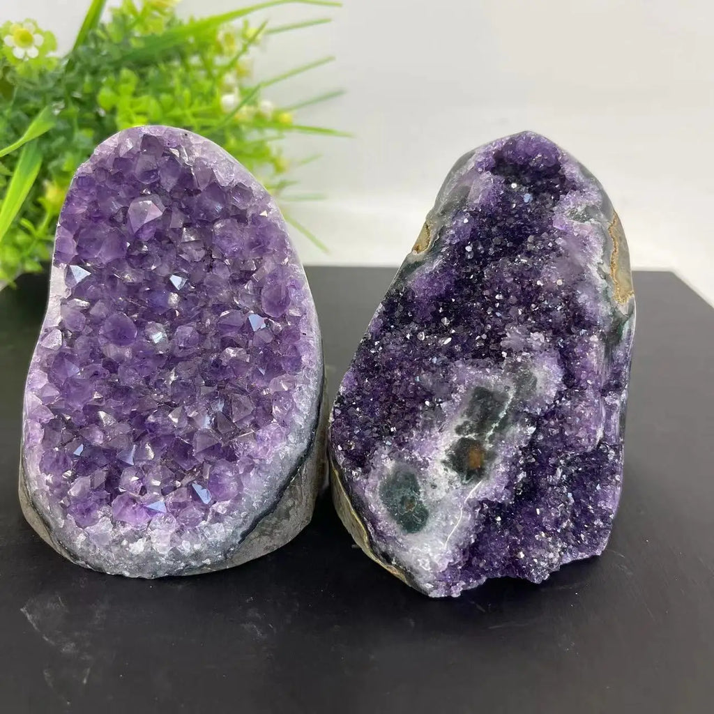 Cluster di Ametista Naturale - Geode Quarzo Uruguay per Arredo Casa