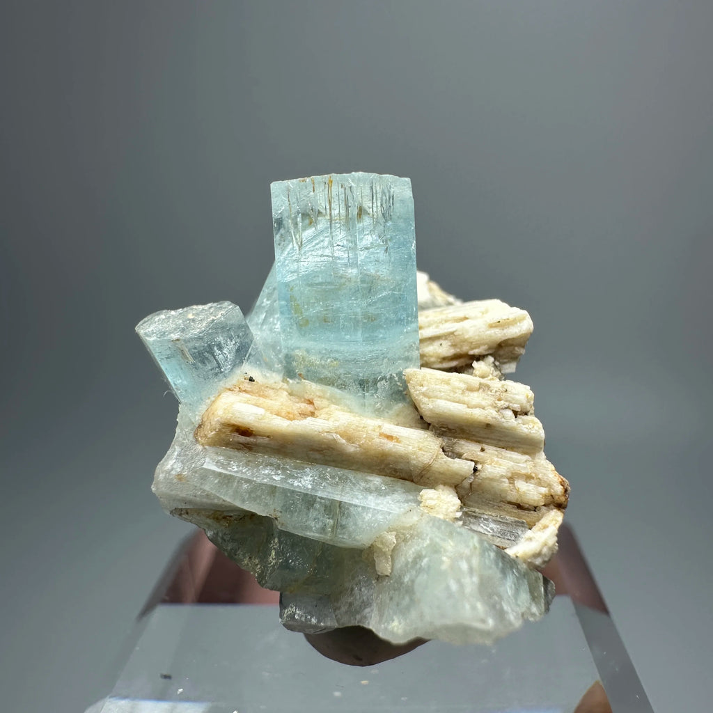 Acquamarina Naturale della Namibia - Cristallo Grezzo Specimen Minerale