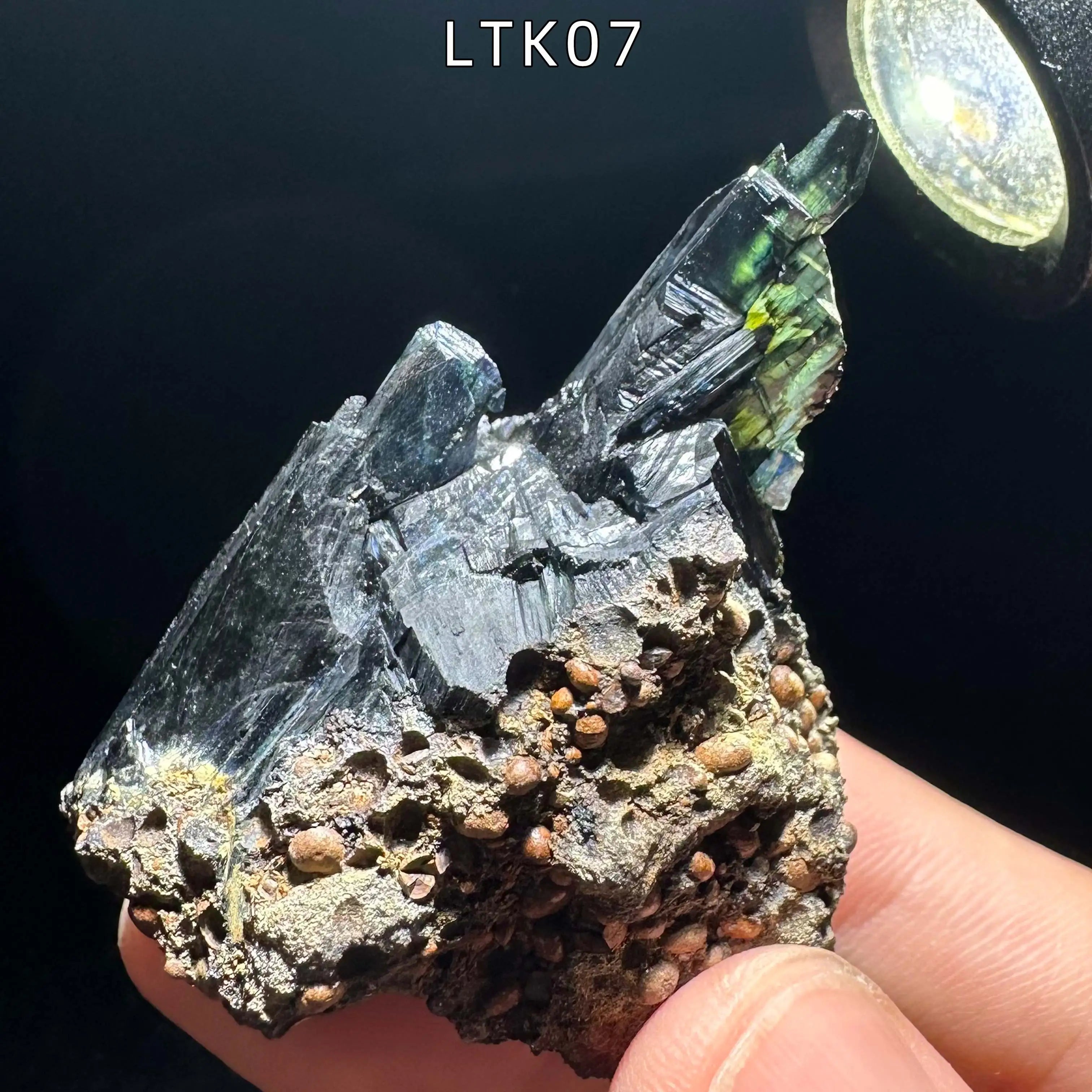 Vivianite Blu Naturale del Brasile - Raro Minerale Specimen Cristallo
