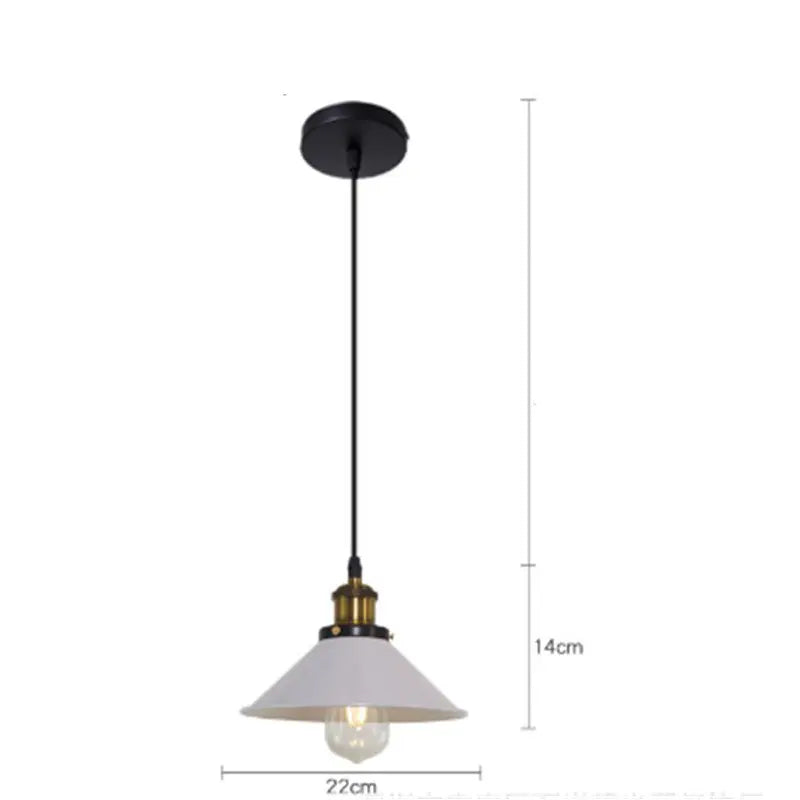 Lampada a Sospensione Vintage Loft in Metallo - Stile Retrò E27