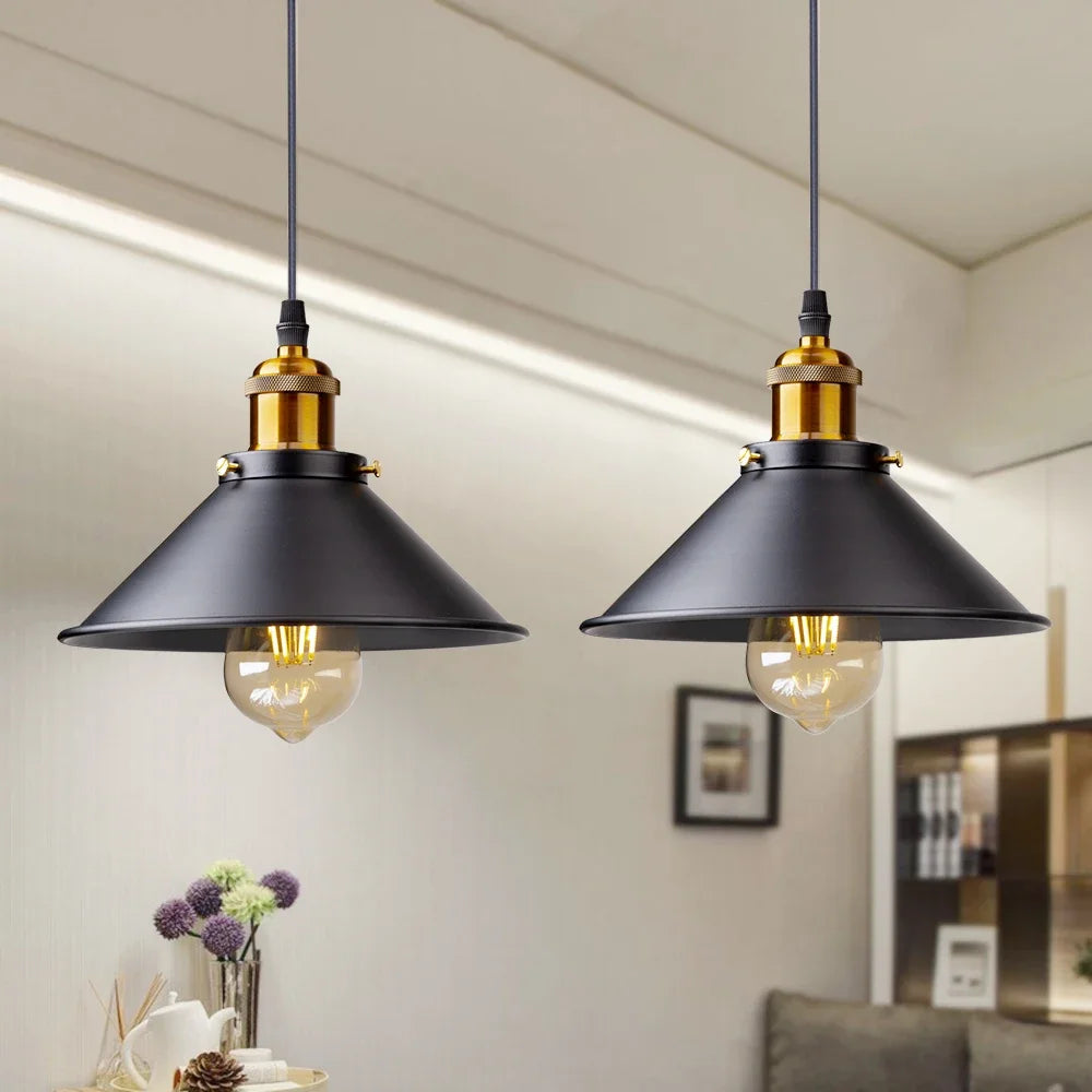Lampada a Sospensione Vintage Loft in Metallo - Stile Retrò E27