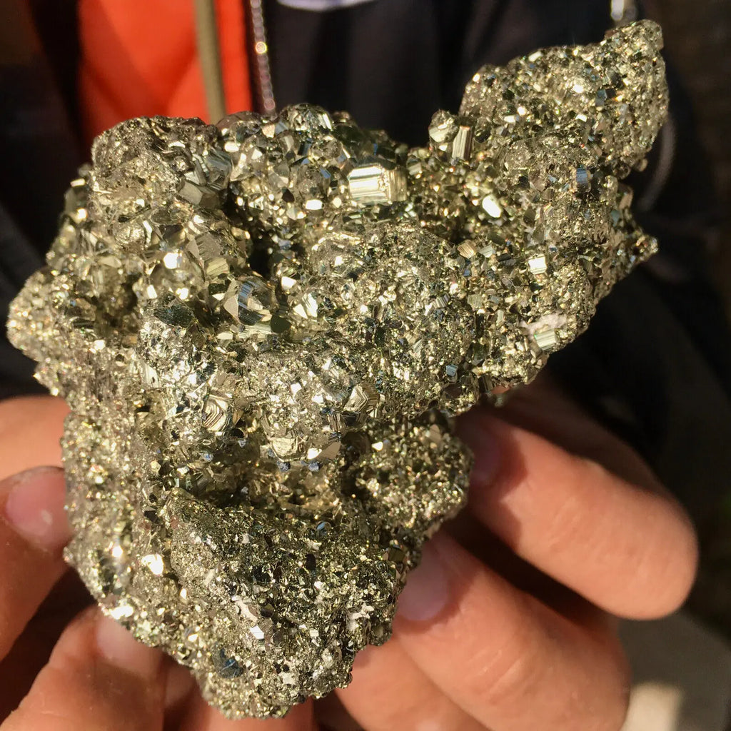 Cluster di Pirite Naturale Grezza - Minerale Specimen per Arredo Casa