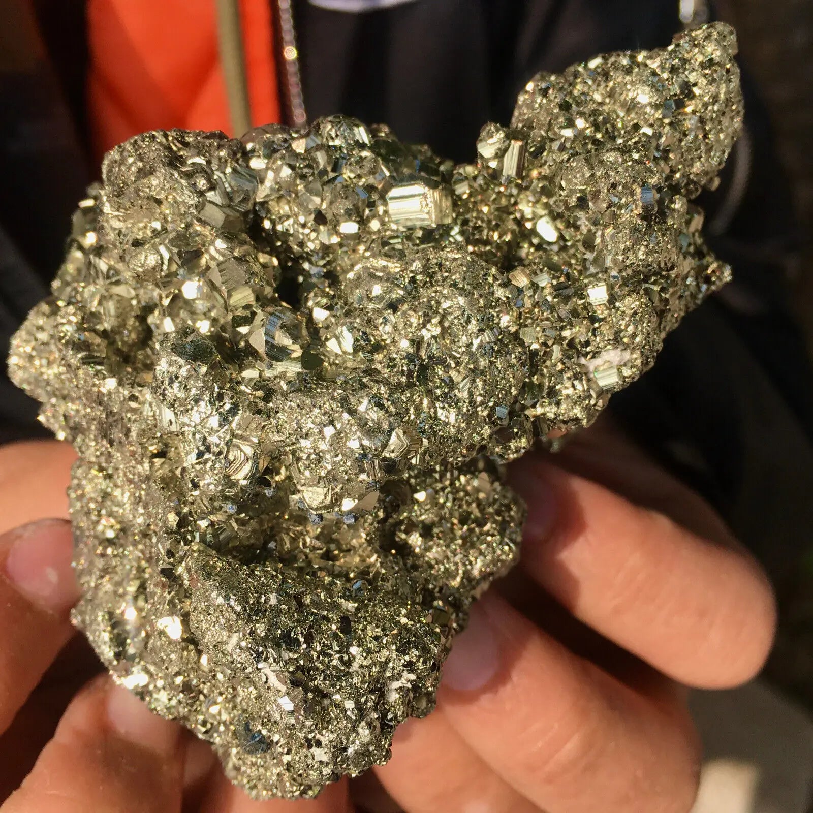 Cluster di Pirite Naturale Grezza - Minerale Specimen per Arredo Casa