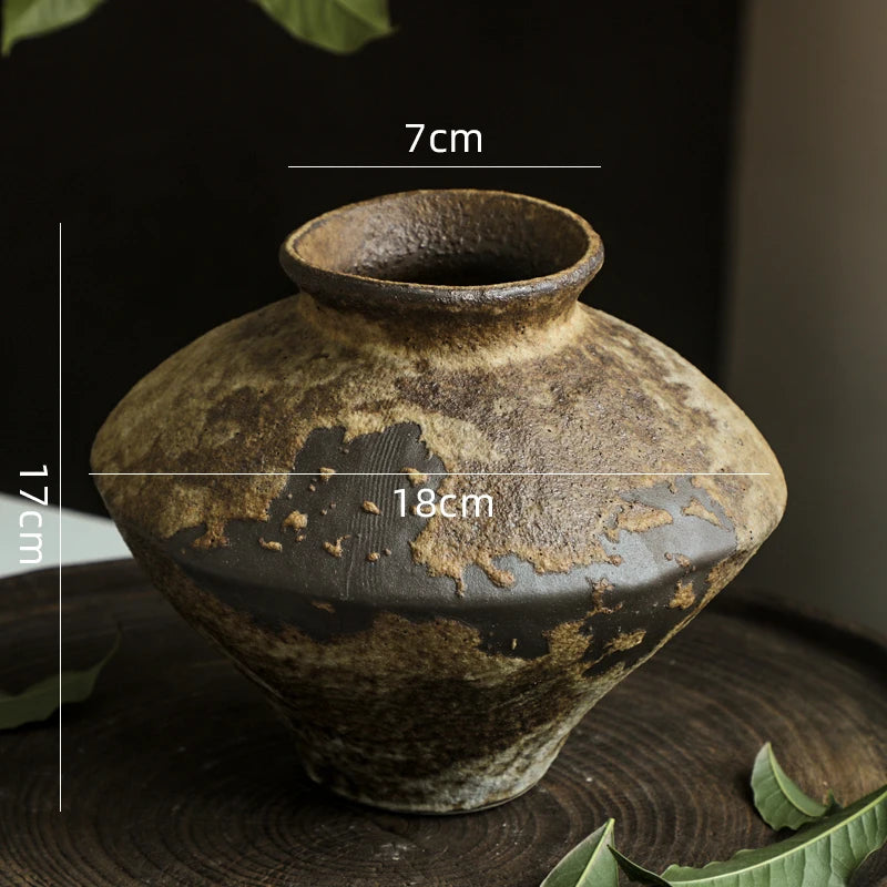 Vasi in Ceramica Stoneware Wabi-Sabi - Stile Retrò & Nostalgia