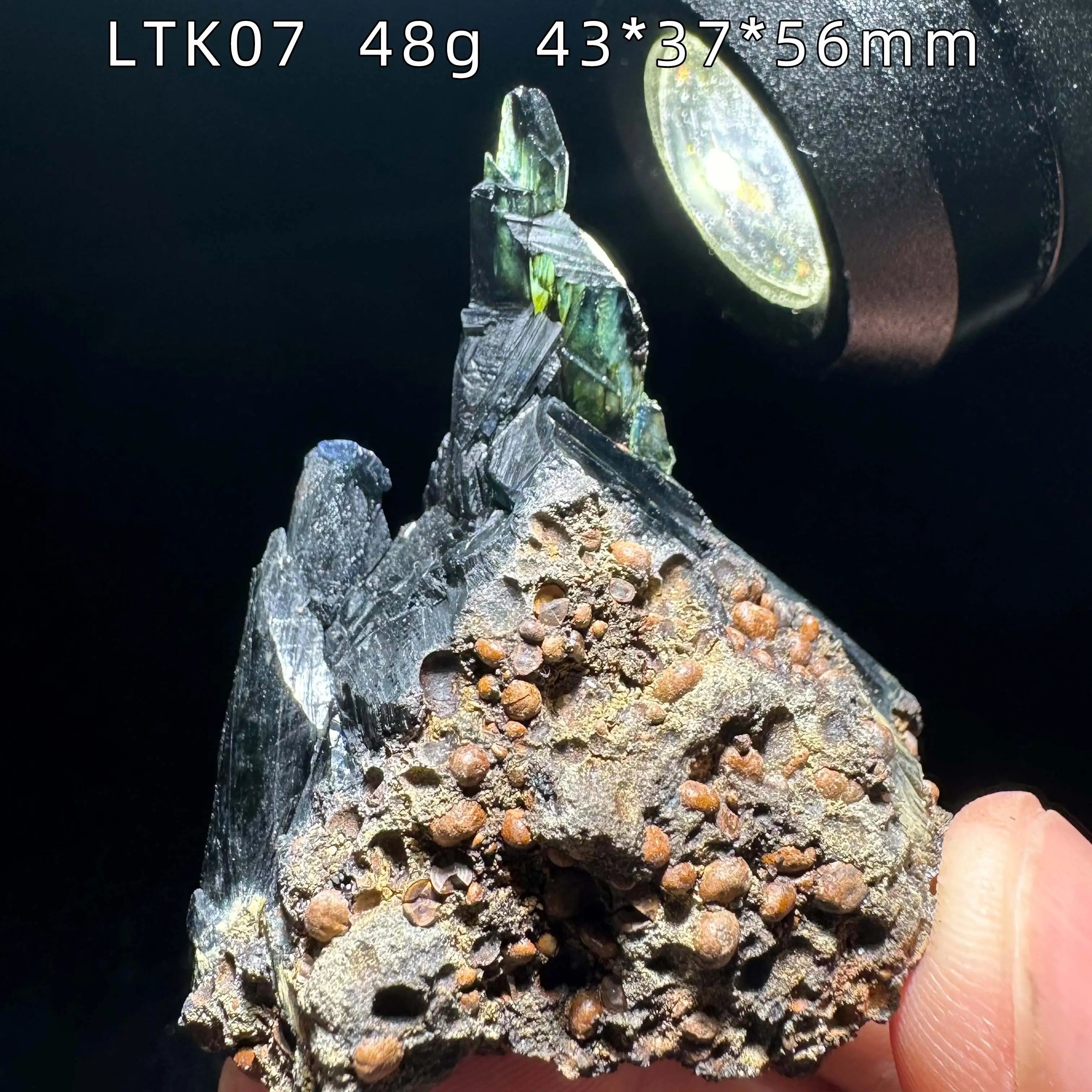 Vivianite Blu Naturale del Brasile - Raro Minerale Specimen Cristallo