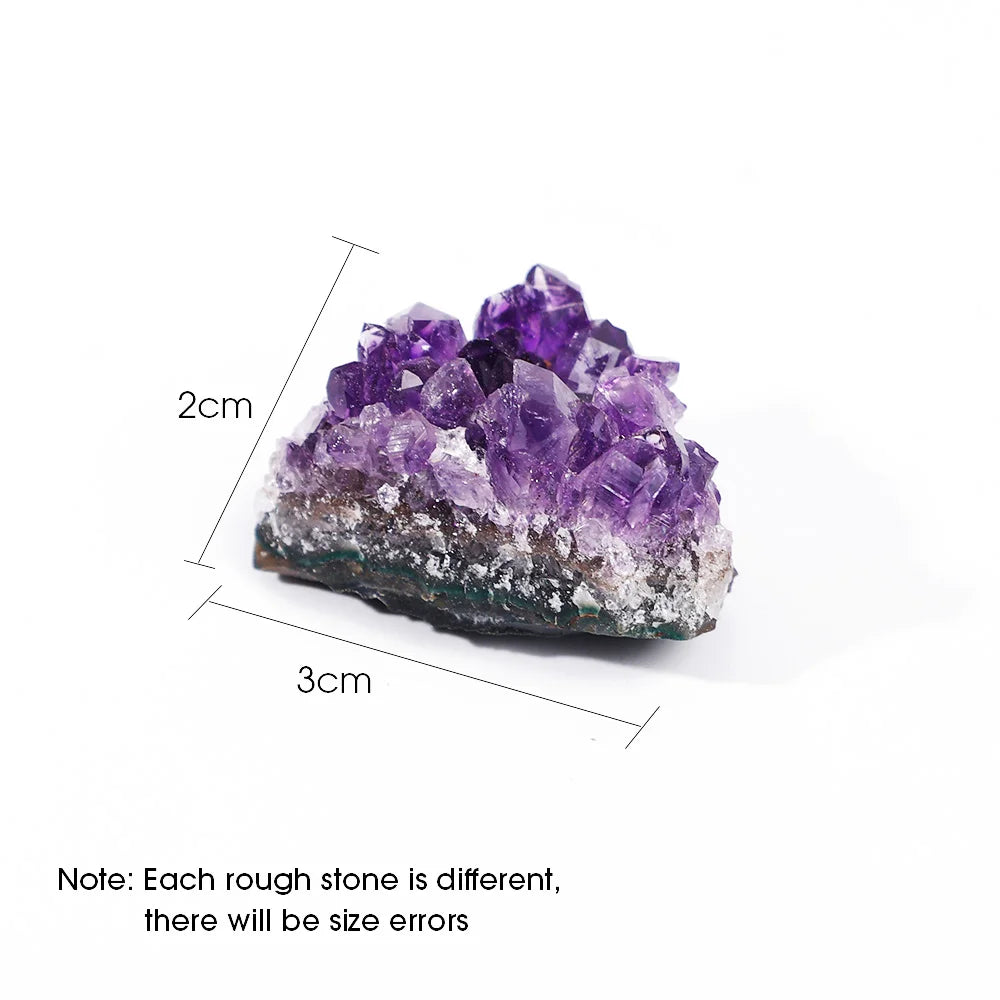 Ametista Naturale Grezza - Cristallo Viola Quarzo Reiki Guarigione 25-40mm