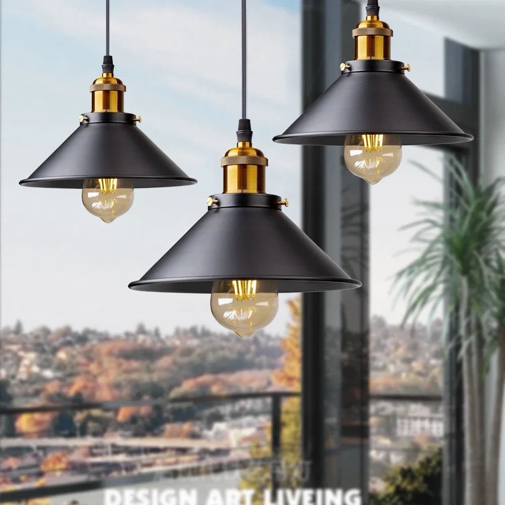Lampada a Sospensione Vintage Loft in Metallo - Stile Retrò E27