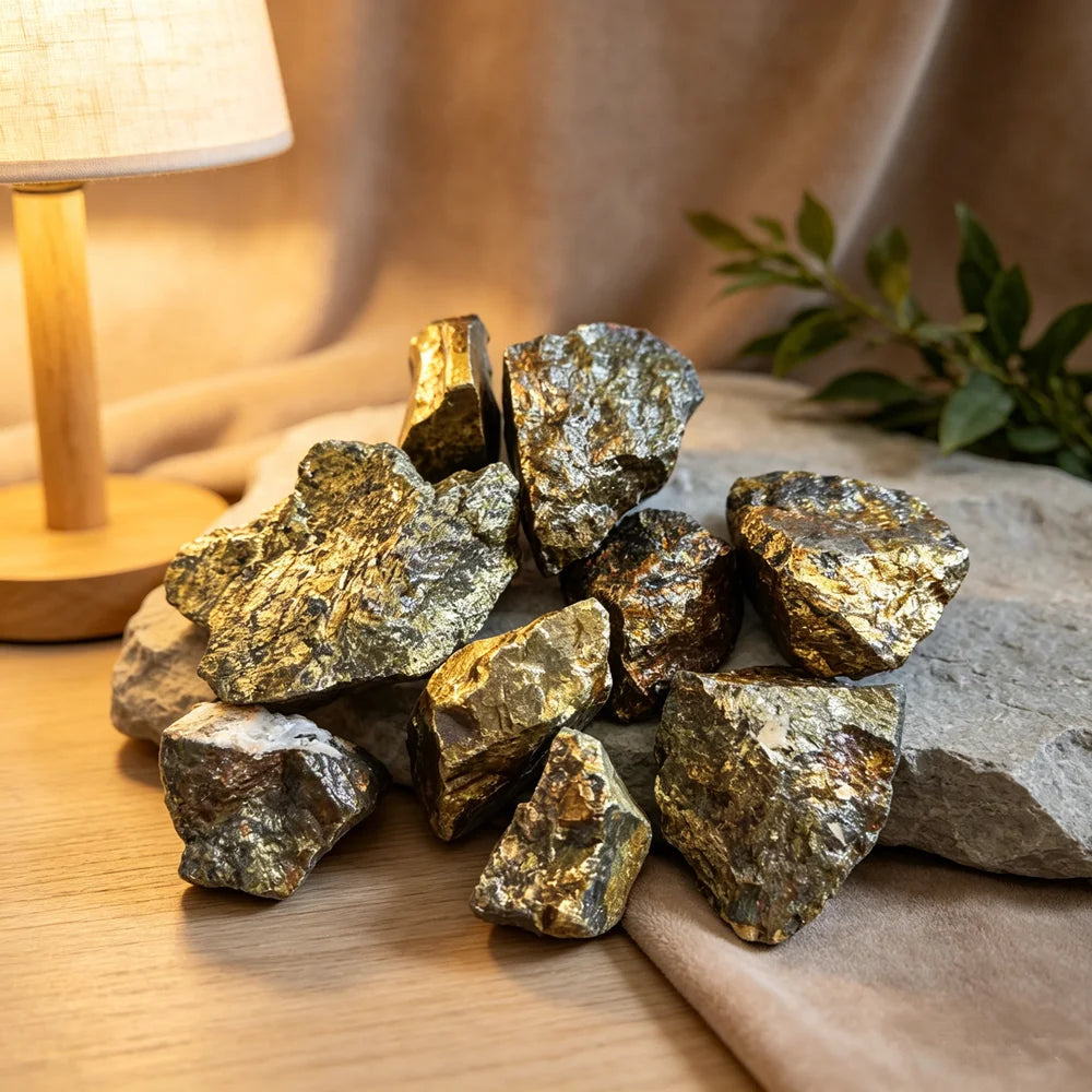 Calcopirite Naturale - Minerale di Rame con Tracce d'Oro e Argento Specimen