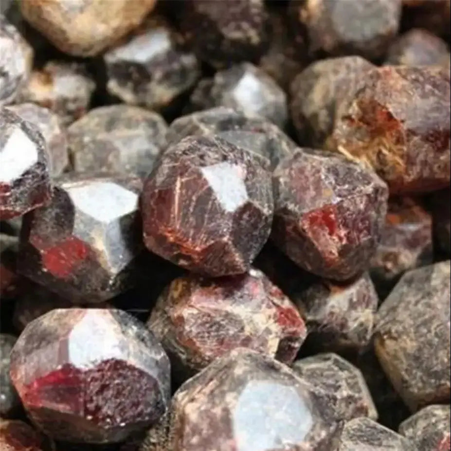Granato Rosso Naturale Grezzo 100% - Cristallo Gemma Specimen Guarigione